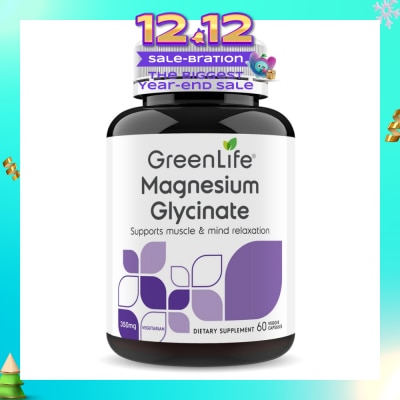 GREENLIFE Magnesium Glycinate Vegetarian Dietary Supplement Capsule 60s (Expiry: Feb`2026)