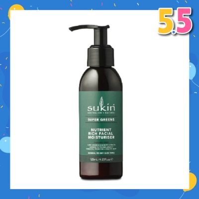 SUKIN Nutrient Rich Facial Moisturizer Super Greens 125ml
