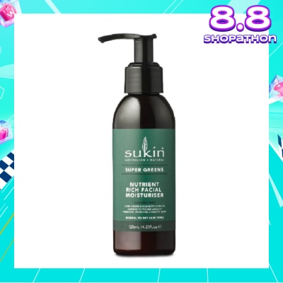 SUKIN Nutrient Rich Facial Moisturizer Super Greens 125ml