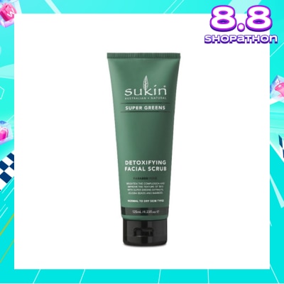 SUKIN Detoxifying Facial Scrub Super Greens (125ml)