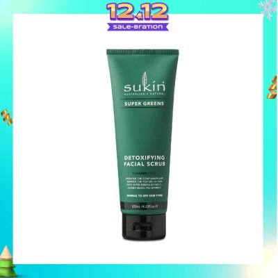 SUKIN Detoxifying Facial Scrub Super Greens (125ml)