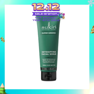 SUKIN Detoxifying Facial Scrub Super Greens (125ml)