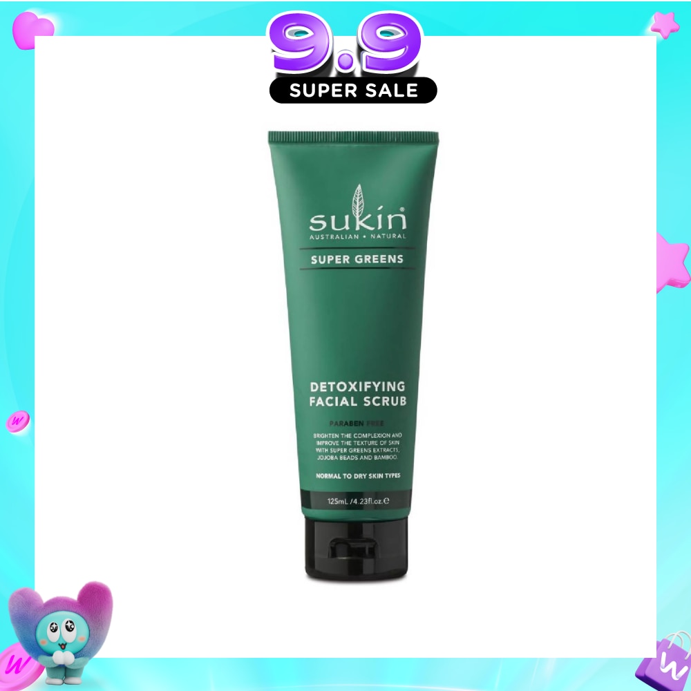 Detoxifying Facial Scrub Super Greens 125ml (Expiry: Jul`2027) image