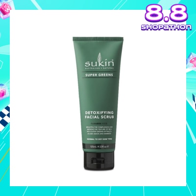 SUKIN Detoxifying Facial Scrub Super Greens (125ml)