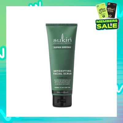 SUKIN Detoxifying Facial Scrub Super Greens (125ml)