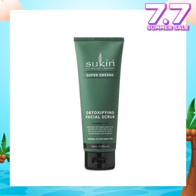 SUKIN Detoxifying Facial Scrub Super Greens (125ml)