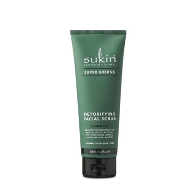 SUKIN Detoxifying Facial Scrub Super Greens (125ml)