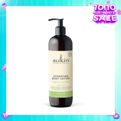 SUKIN Lime & Coconut Hydrating Body Lotion 500ml
