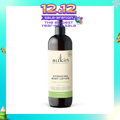 SUKIN Lime & Coconut Hydrating Body Lotion 500ml