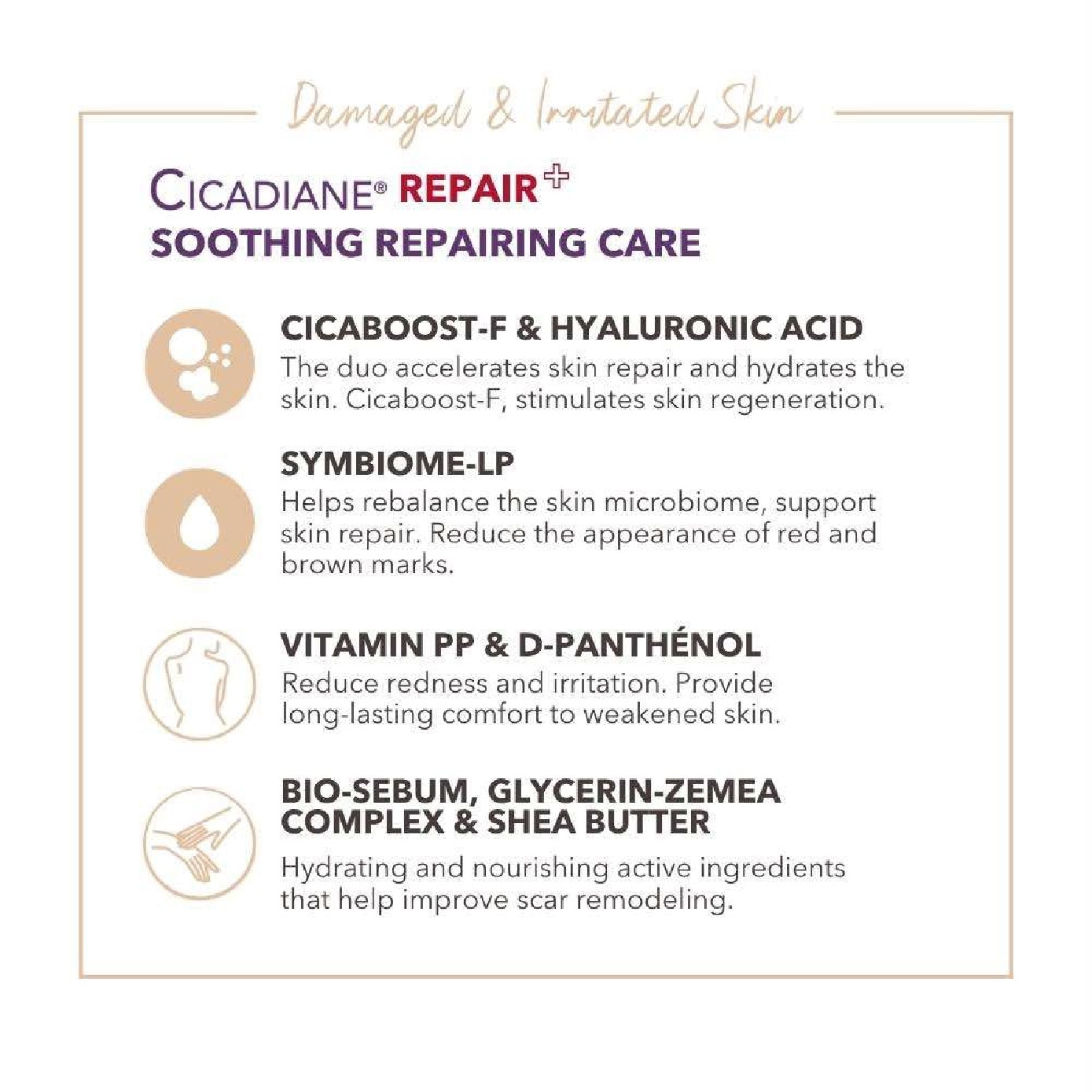 Cicadiane Repair+ Ultra Repair Soothing Care 40ml image