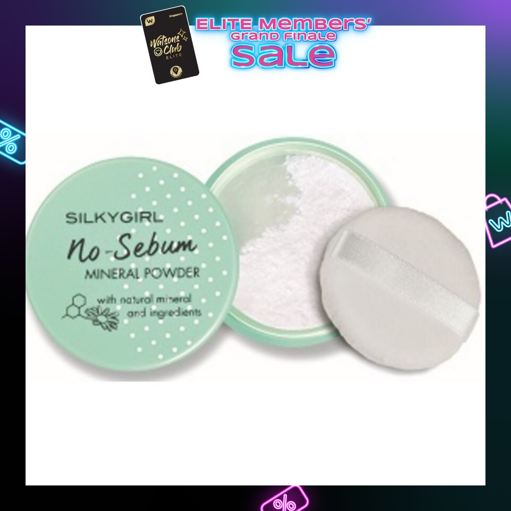 SILKYGIRL No Sebum Mineral Powder (Expiry: Aug`2026)