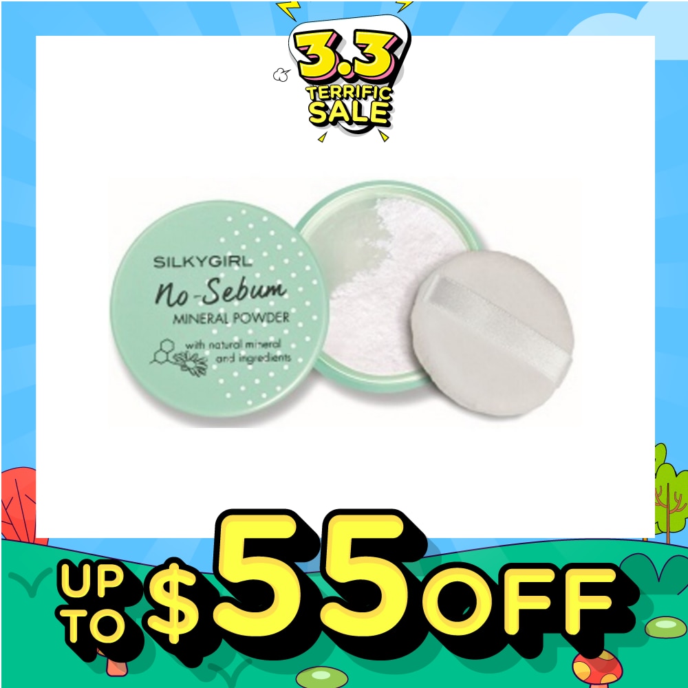 SILKYGIRL No Sebum Mineral Powder (Expiry: Aug`2026)