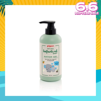 PIGEON Natural Botanical Baby Water Ge (With Olive Oil, Argan Oil, & Chamomile) 500ml