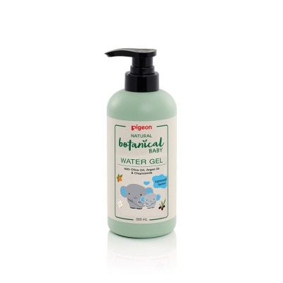 PIGEON Natural Botanical Baby Water Ge (With Olive Oil, Argan Oil, & Chamomile) 500ml