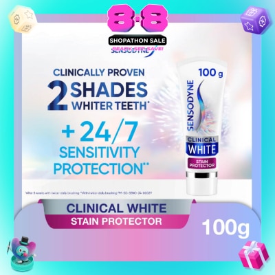 SENSODYNE - Clinical White Stain Protector Toothpaste 100g