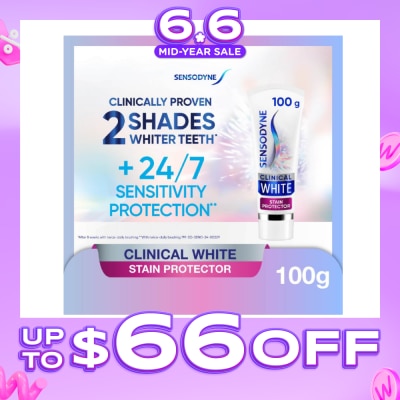 SENSODYNE - Clinical White Stain Protector Toothpaste 100g