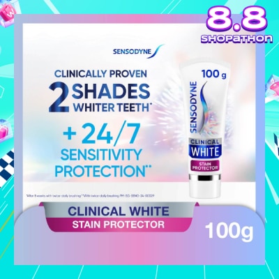 SENSODYNE Clinical White Stain Protector Toothpaste 100g