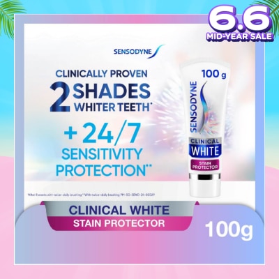 SENSODYNE Clinical White Stain Protector Toothpaste 100g