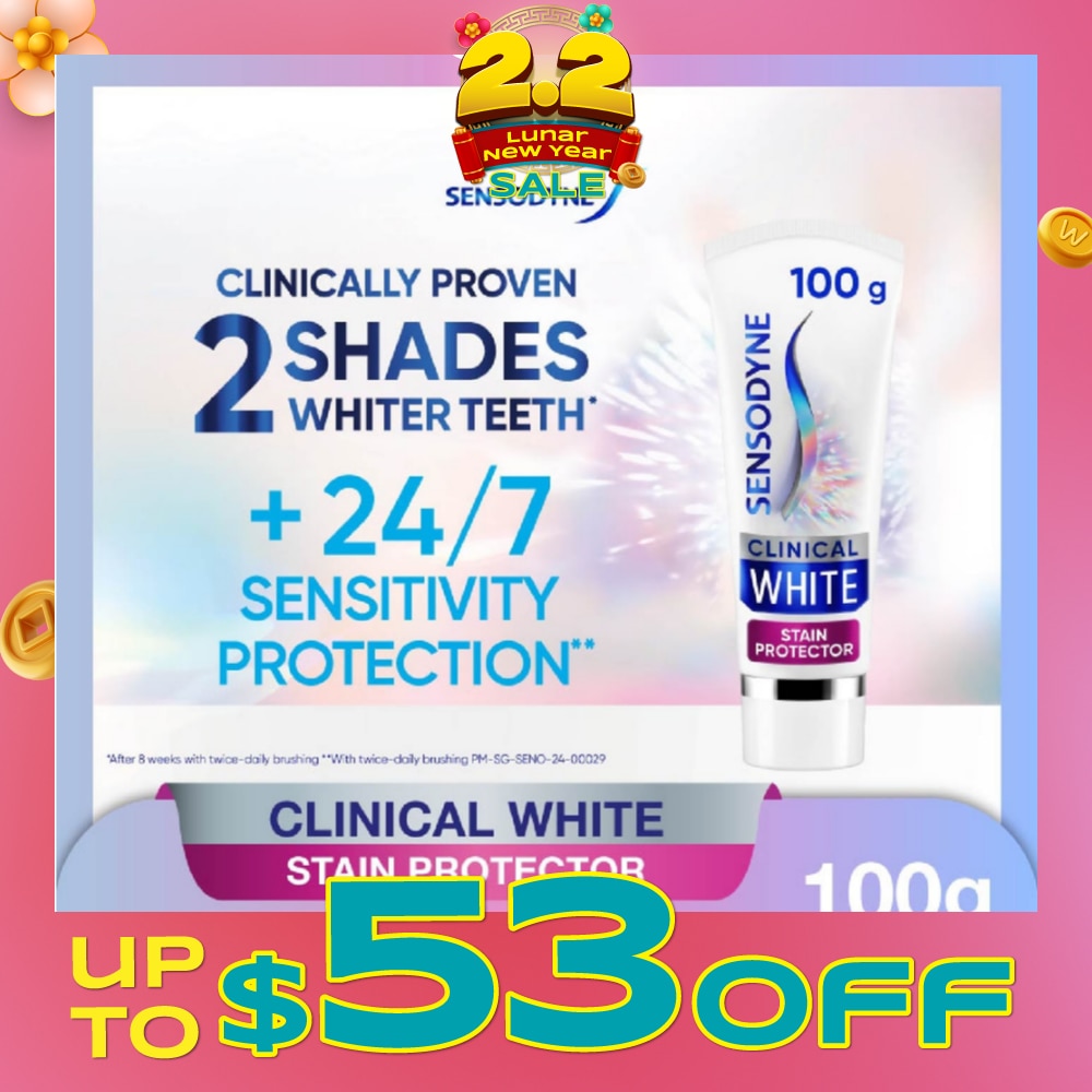 Clinical White Stain Protector Toothpaste 100g