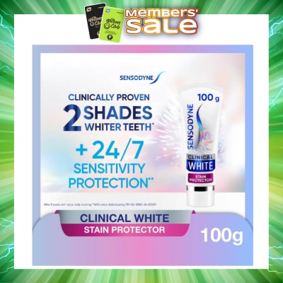 SENSODYNE - Clinical White Stain Protector Toothpaste 100g (Expiry: Mar`2027)