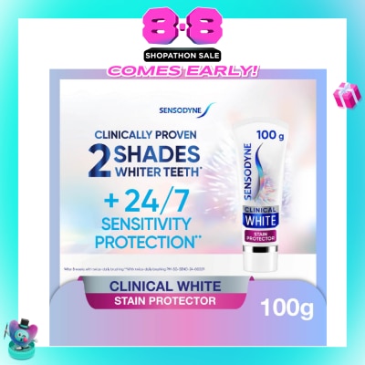 SENSODYNE - Clinical White Stain Protector Toothpaste 100g