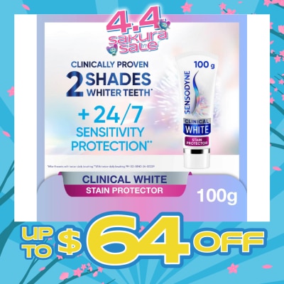 SENSODYNE - Clinical White Stain Protector Toothpaste 100g