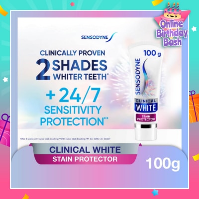 SENSODYNE Clinical White Stain Protector Toothpaste 100g
