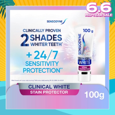 SENSODYNE Clinical White Stain Protector Toothpaste 100g