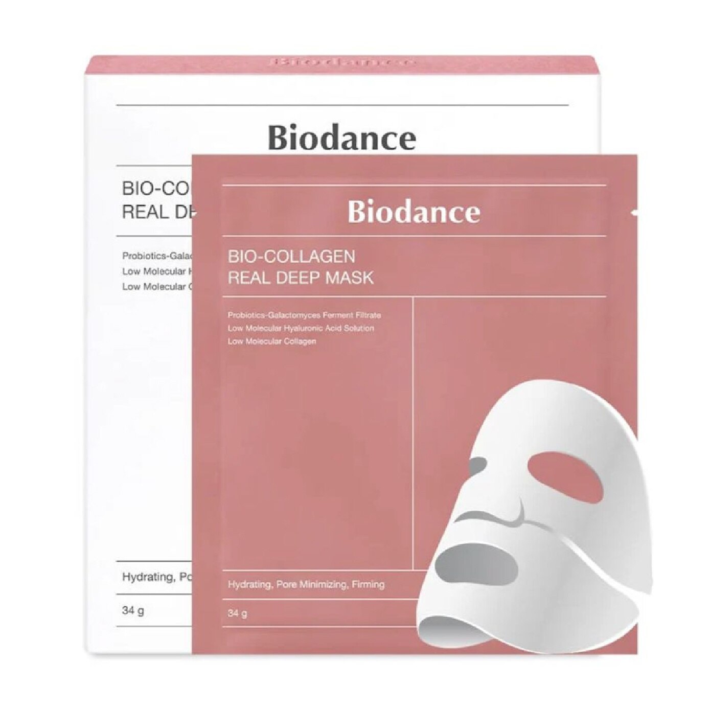 パック・フェイスマスク Biodance BIO-COLLAGEN REAL DEEP MASK 34g BIODANCE Bio-Collagen Real Deep Facial Mask 34g x 4s | Face