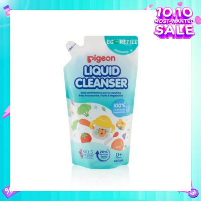 PIGEON Liquid Cleanser 100% Food Grade Ingredients Refill (0+ Month) 650ml
