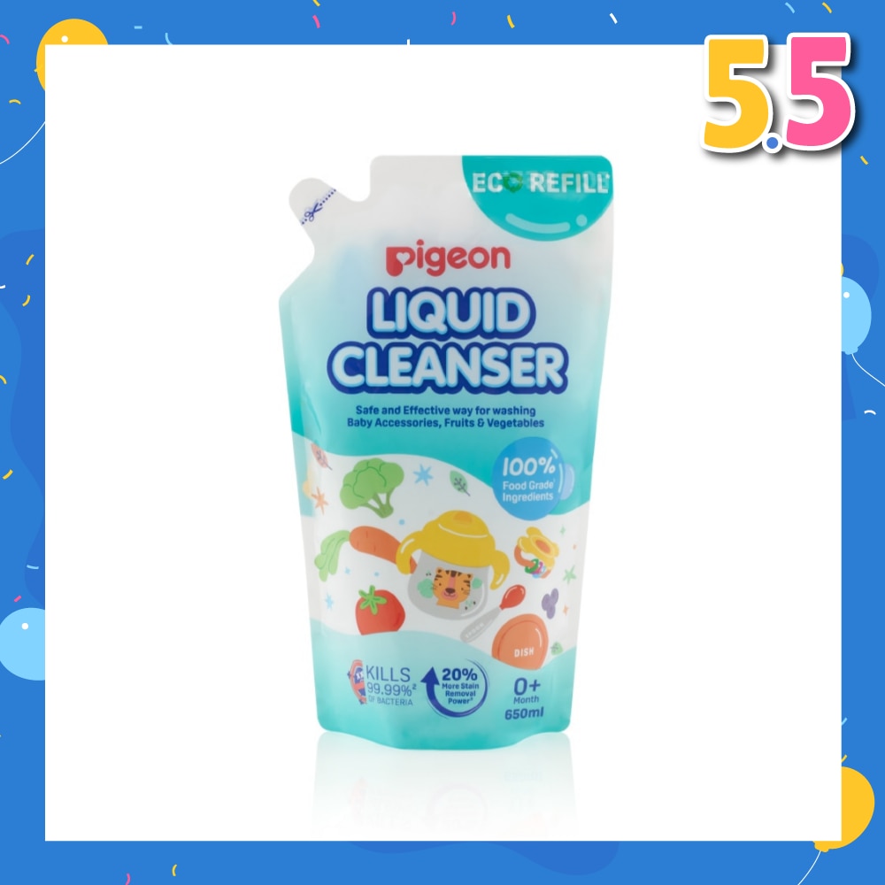 Liquid Cleanser 100% Food Grade Ingredients Refill (0+ Month) 650ml