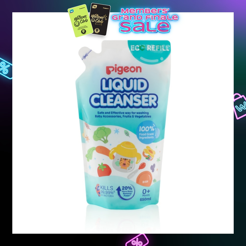 Liquid Cleanser 100% Food Grade Ingredients Refill (0+ Month) 650ml