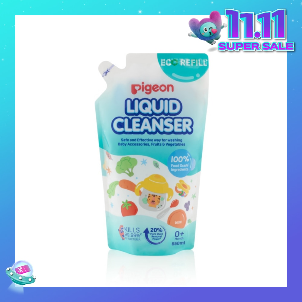 Liquid Cleanser 100% Food Grade Ingredients Refill (0+ Month) 650ml
