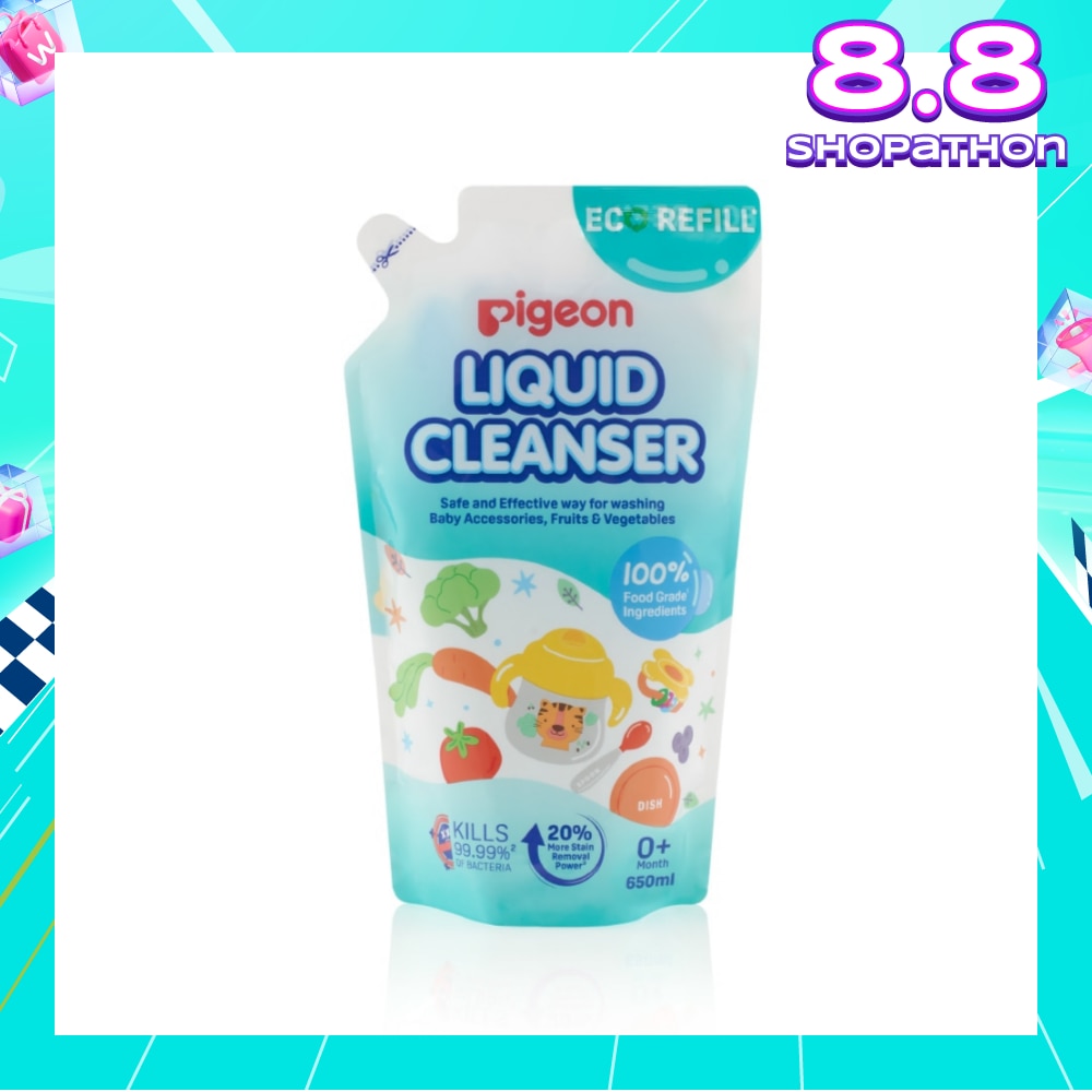 Liquid Cleanser 100% Food Grade Ingredients Refill (0+ Month) 650ml