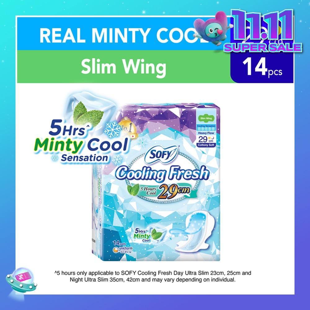 Cooling Fresh Night Slim Wing 29cm 14s