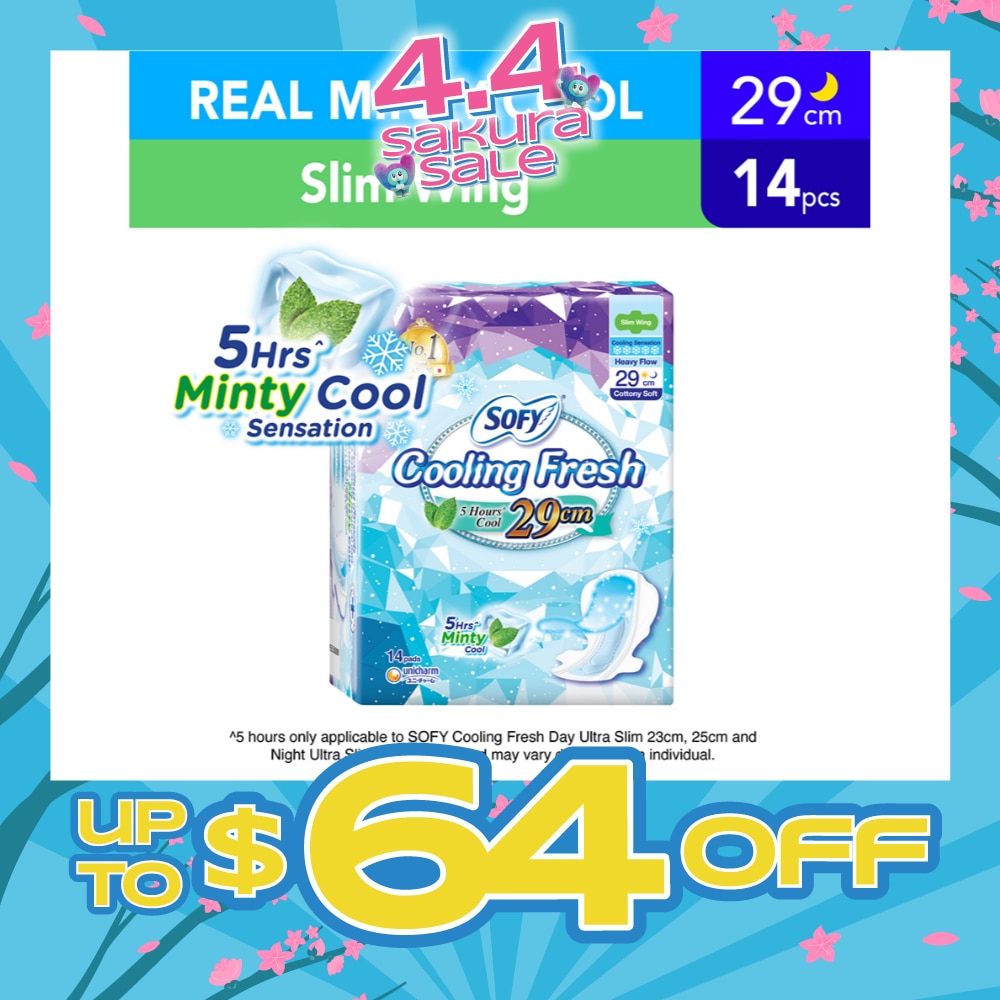 Cooling Fresh Night Slim Wing 29cm 14s