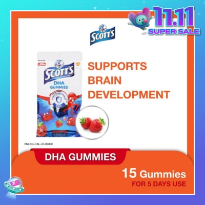 SCOTT'S DHA STRAWBERRY ZIPPER 15S (Expiry: Jul`2026)