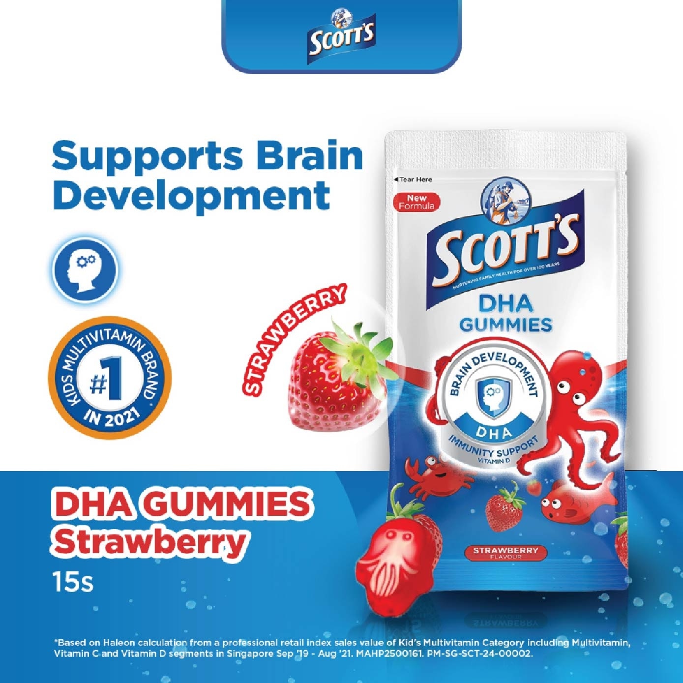 DHA STRAWBERRY ZIPPER 15S (Expiry: Jul`2026)