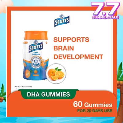 SCOTT'S DHA Gummies Orange 60 Gummies