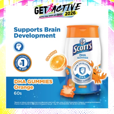 SCOTT'S - DHA Gummies Orange 60 Gummies image