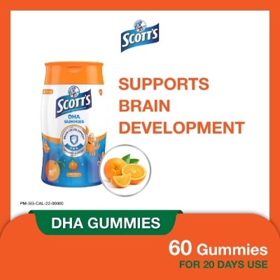 SCOTT'S DHA Gummies Orange 60 Gummies