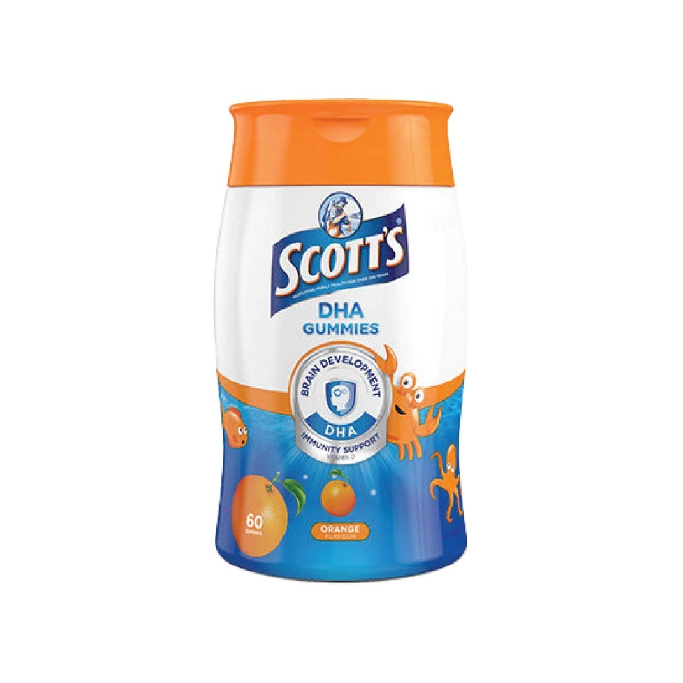 DHA Gummies Orange 60 Gummies (Expiry: Mar`2026)