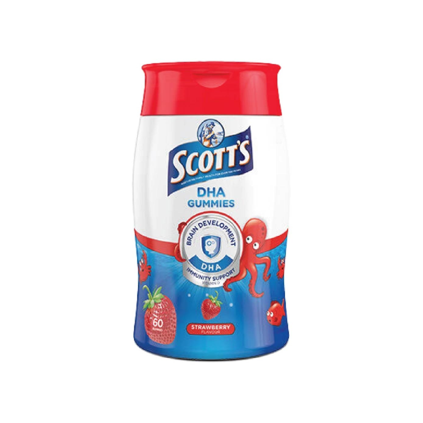 DHA Gummies Strawberry 60 Gummies