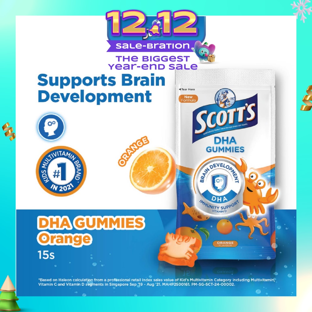 DHA ORANGE ZIPPER 15S (Expiry: Jul`2026)