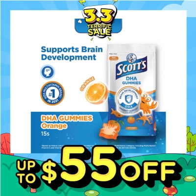 SCOTT'S DHA ORANGE ZIPPER 15S (Expiry: Jul`2026)