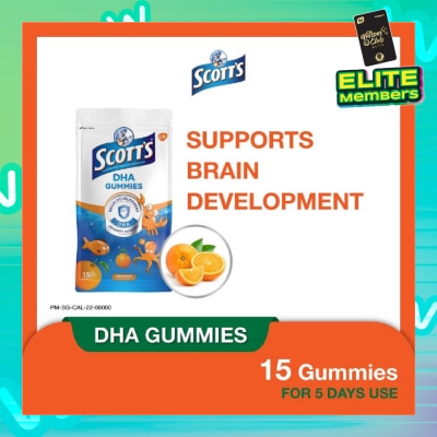 SCOTT'S DHA ORANGE ZIPPER 15S