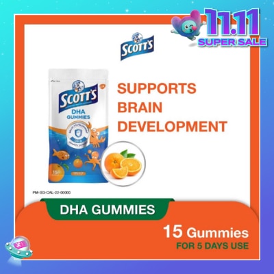 SCOTT'S DHA ORANGE ZIPPER 15S (Expiry: Jul`2026)