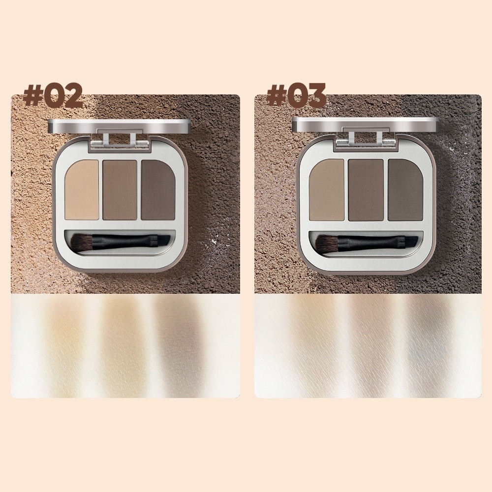 Modeling 3-Color Eyebrow Powder 02 1s