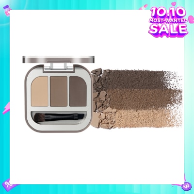JUDYDOLL Modeling 3-Color Eyebrow Powder 02 1s
