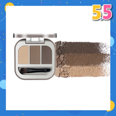 JUDYDOLL Modeling 3-Color Eyebrow Powder 02 1s